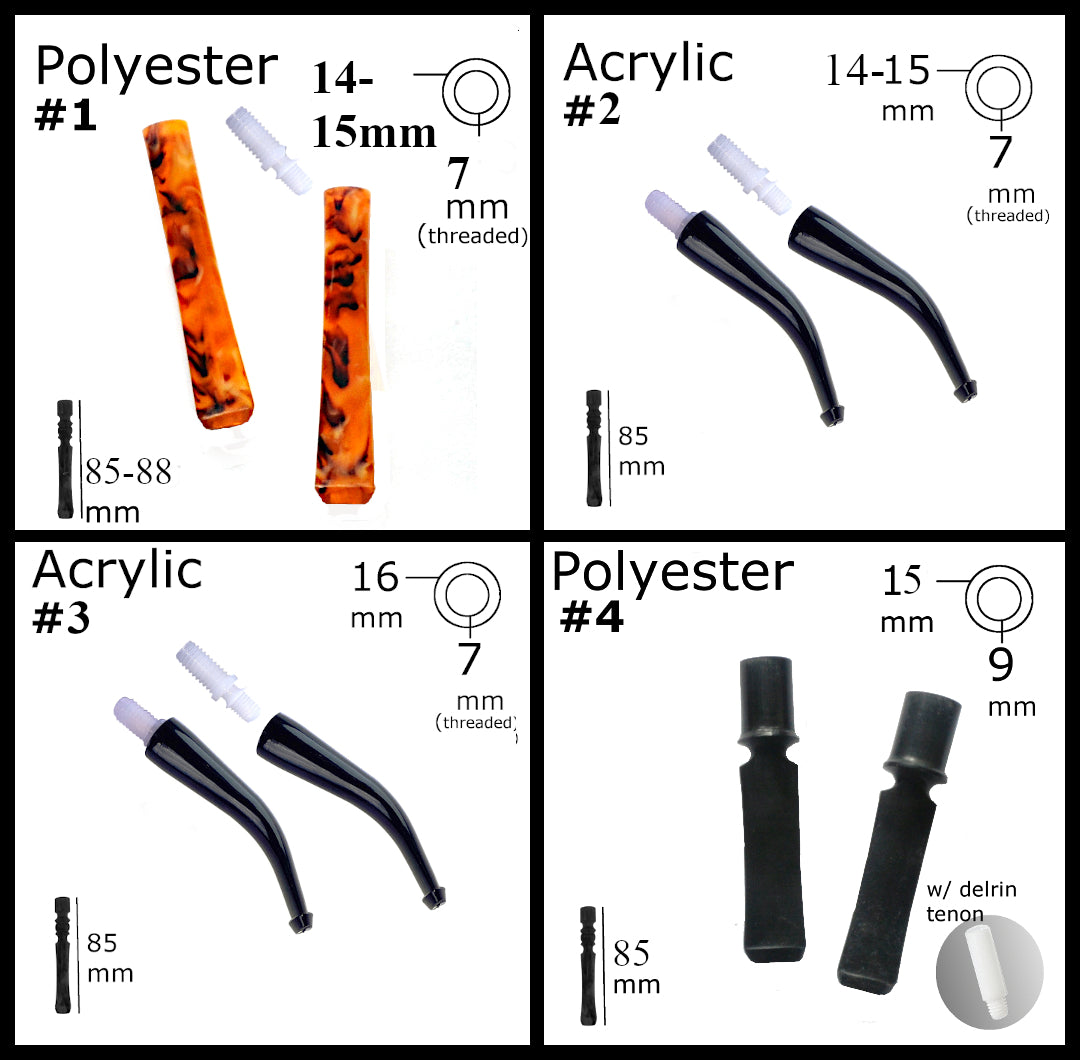 SMOKING PIPE MOUTHPIECES. – OXtation