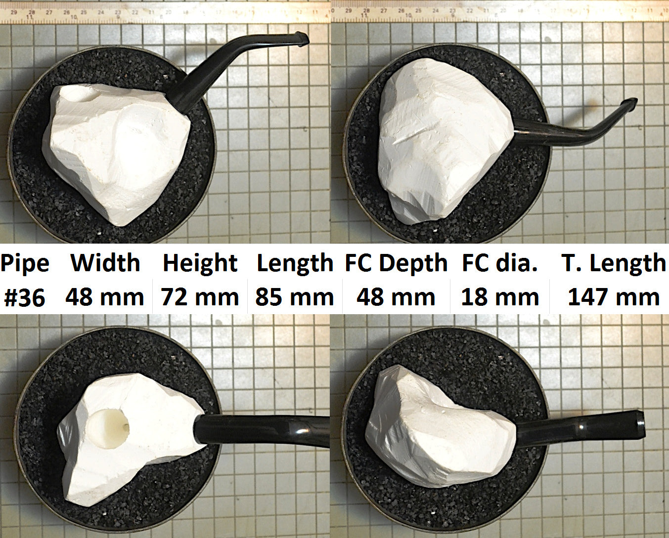 GENUINE MEERSCHAUM BLOCK PIPE KITS L - XL SIZES