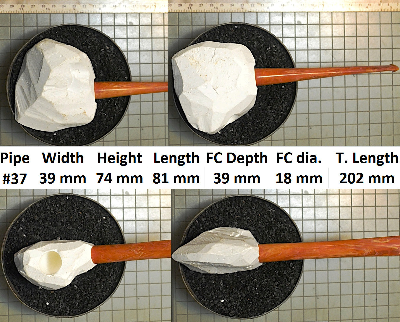 GENUINE MEERSCHAUM BLOCK PIPE KITS L - XL SIZES