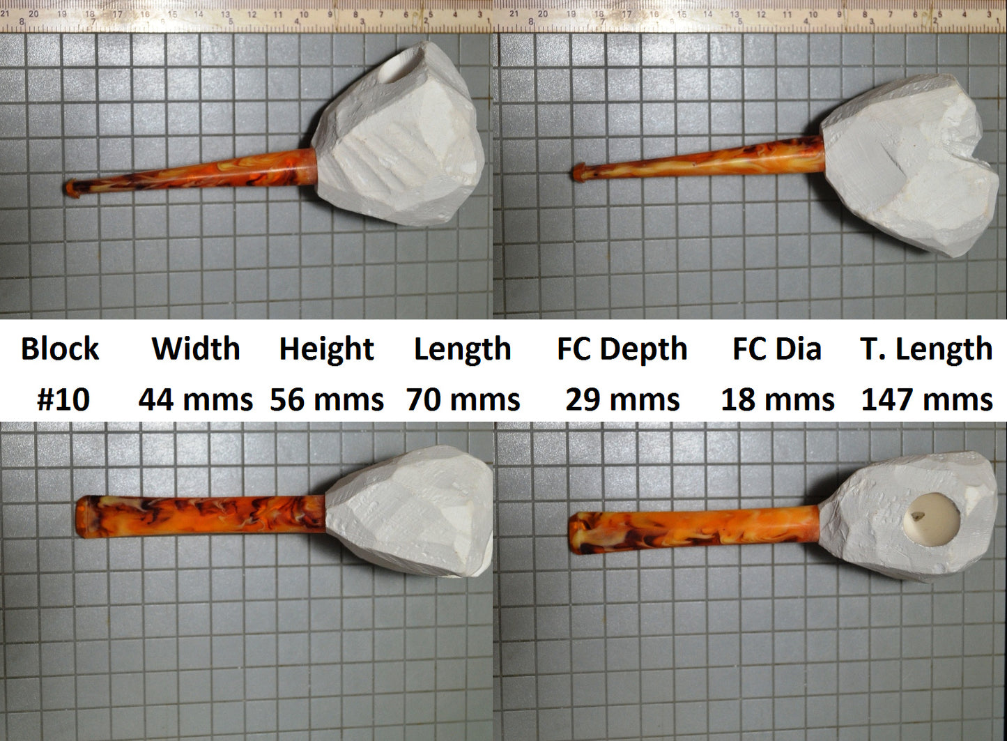 GENUINE MEERSCHAUM BLOCK PIPE KITS M SIZES