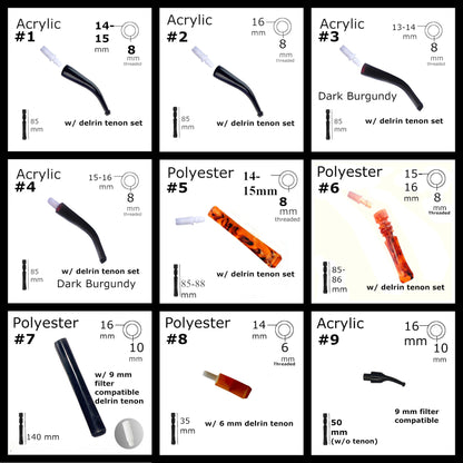 SMOKING PIPE MOUTHPIECES