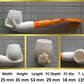 GENUINE MEERSCHAUM HANDMADE  PIPES GR#3