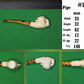GENUINE MEERSCHAUM HANDMADE  PIPES BATCH#2