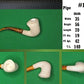 GENUINE MEERSCHAUM HANDMADE  PIPES BATCH#2