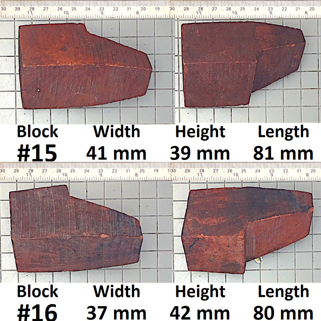 SELECTED BRIAR EBAUCHON BLOCKS
