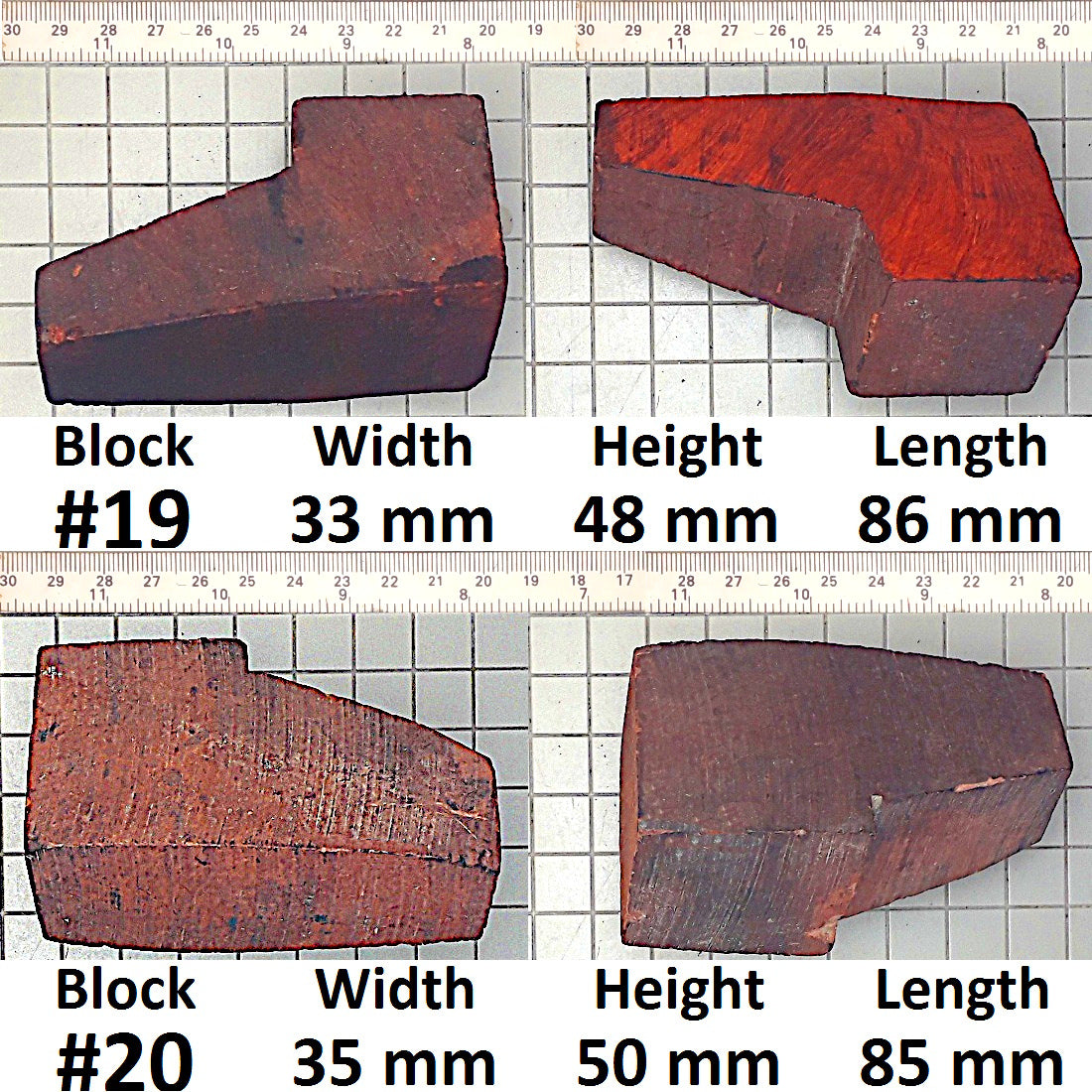 SELECTED BRIAR EBAUCHON BLOCKS
