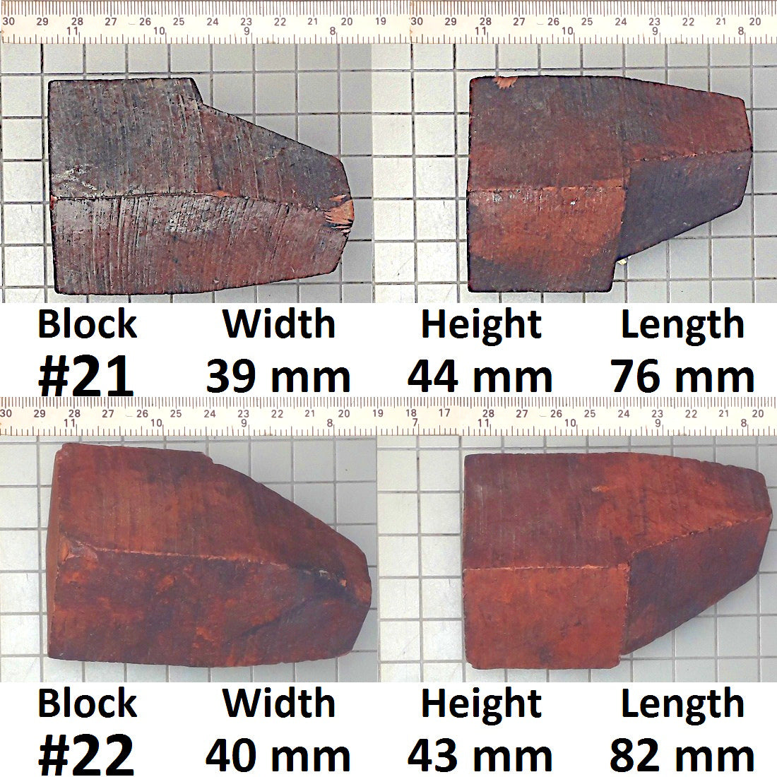 SELECTED BRIAR EBAUCHON BLOCKS