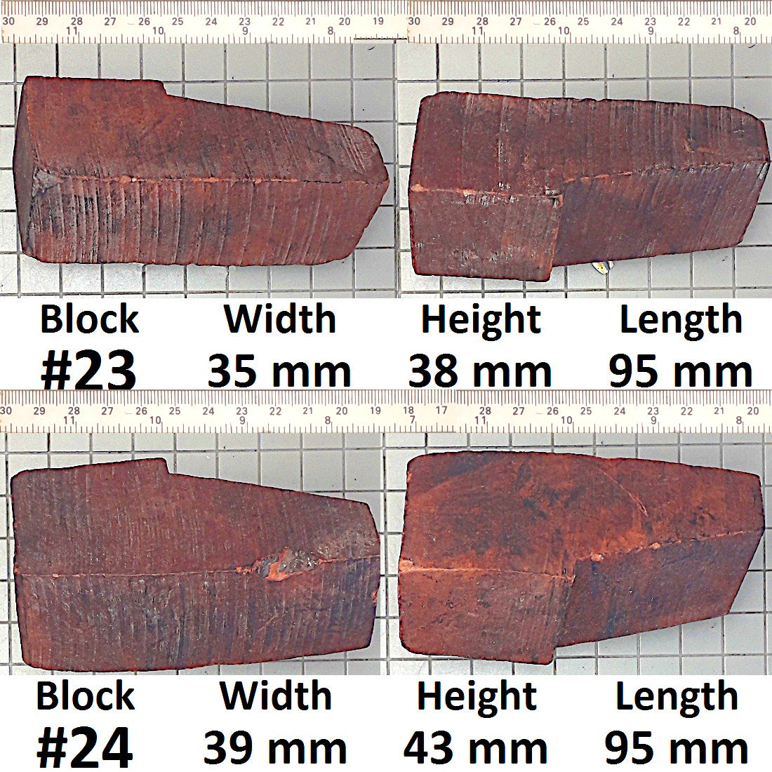 SELECTED BRIAR EBAUCHON BLOCKS