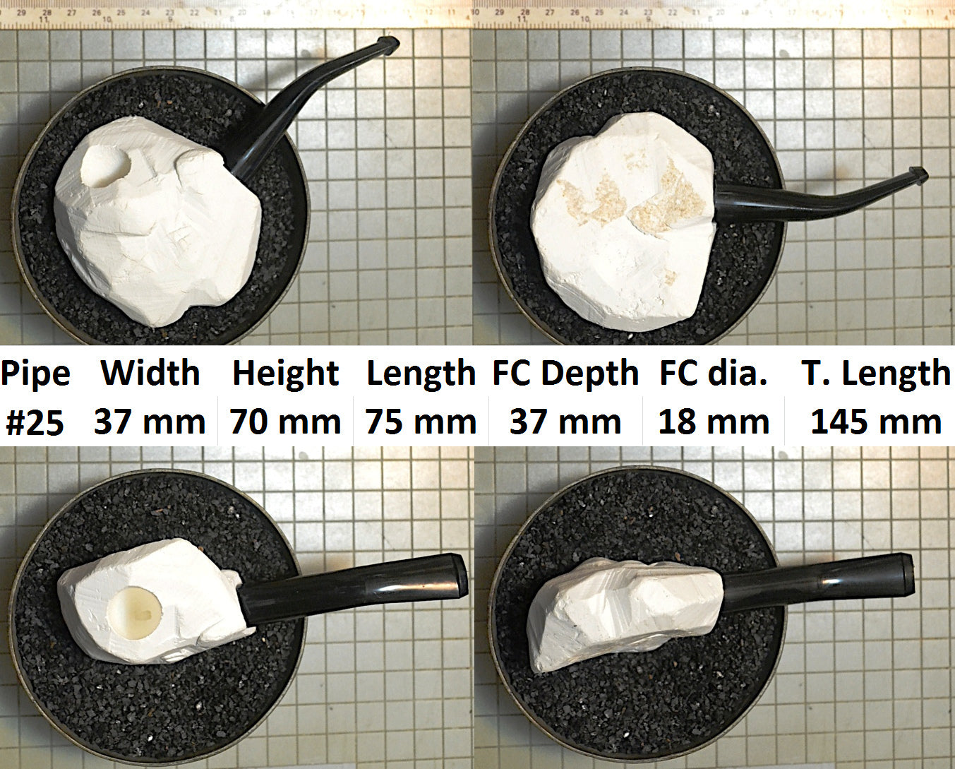 GENUINE MEERSCHAUM BLOCK PIPE KITS M-L SIZES