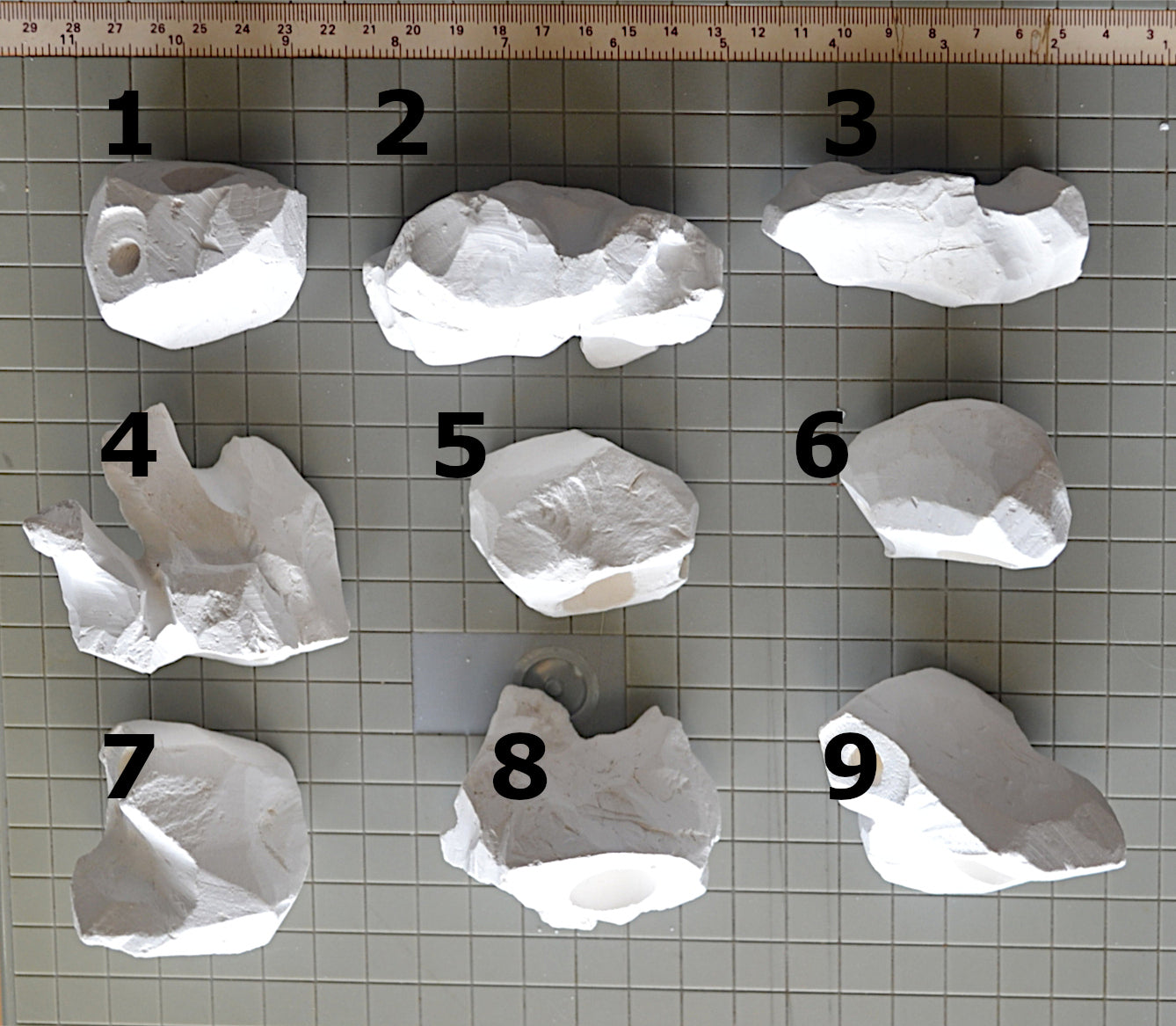 2nd GRADE GENUINE MEERSCHAUM PIPE STUMMELS FOR TRIALS AND SMOKING