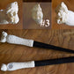 GENUINE BLOCK HAND CARVED MEERSCHAUM KISERU - MEDWAKH - MINI PIPE