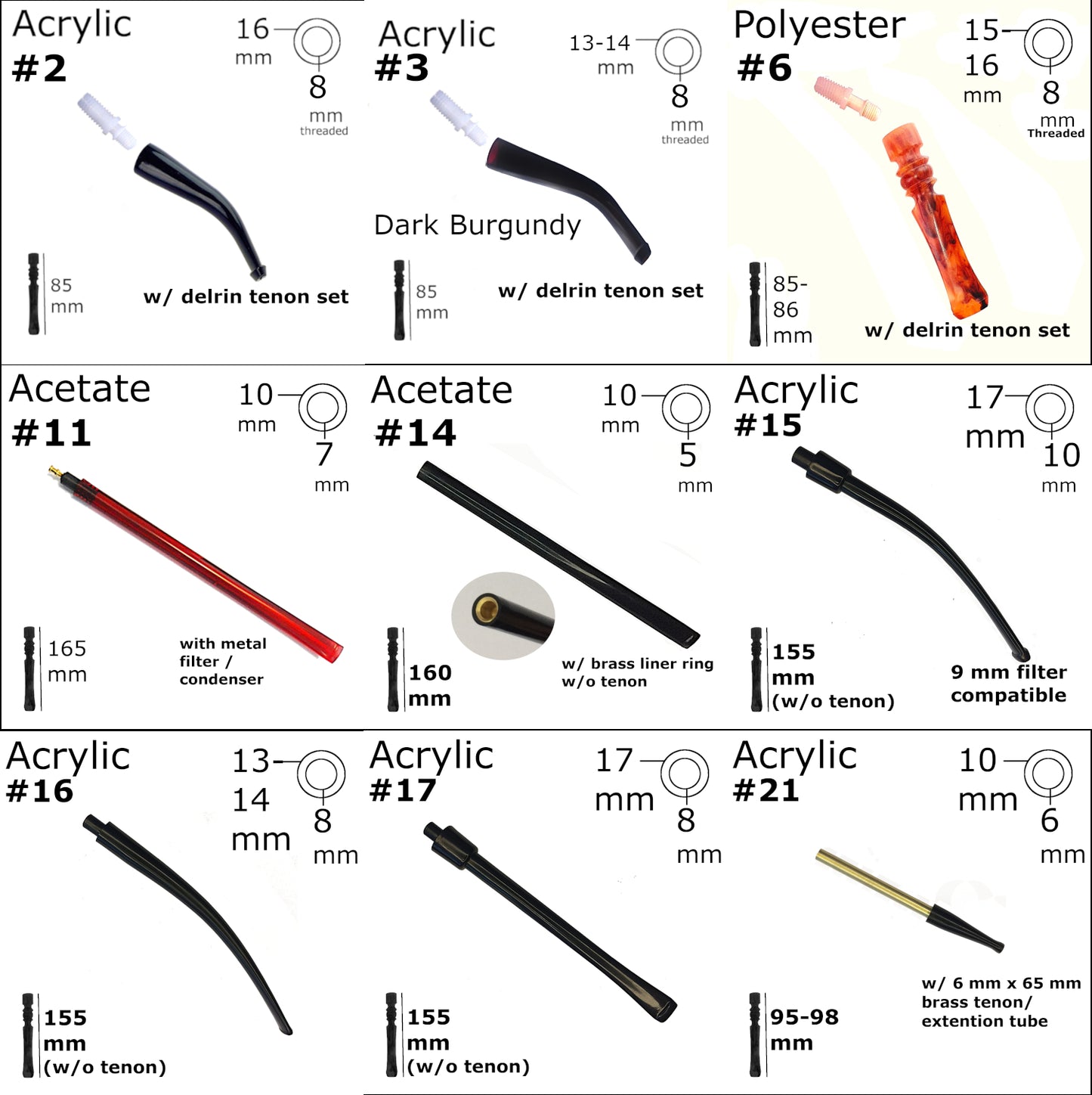 Smoking Pipe Mouthpiece