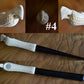 GENUINE BLOCK HAND CARVED MEERSCHAUM KISERU - MEDWAKH - MINI PIPE