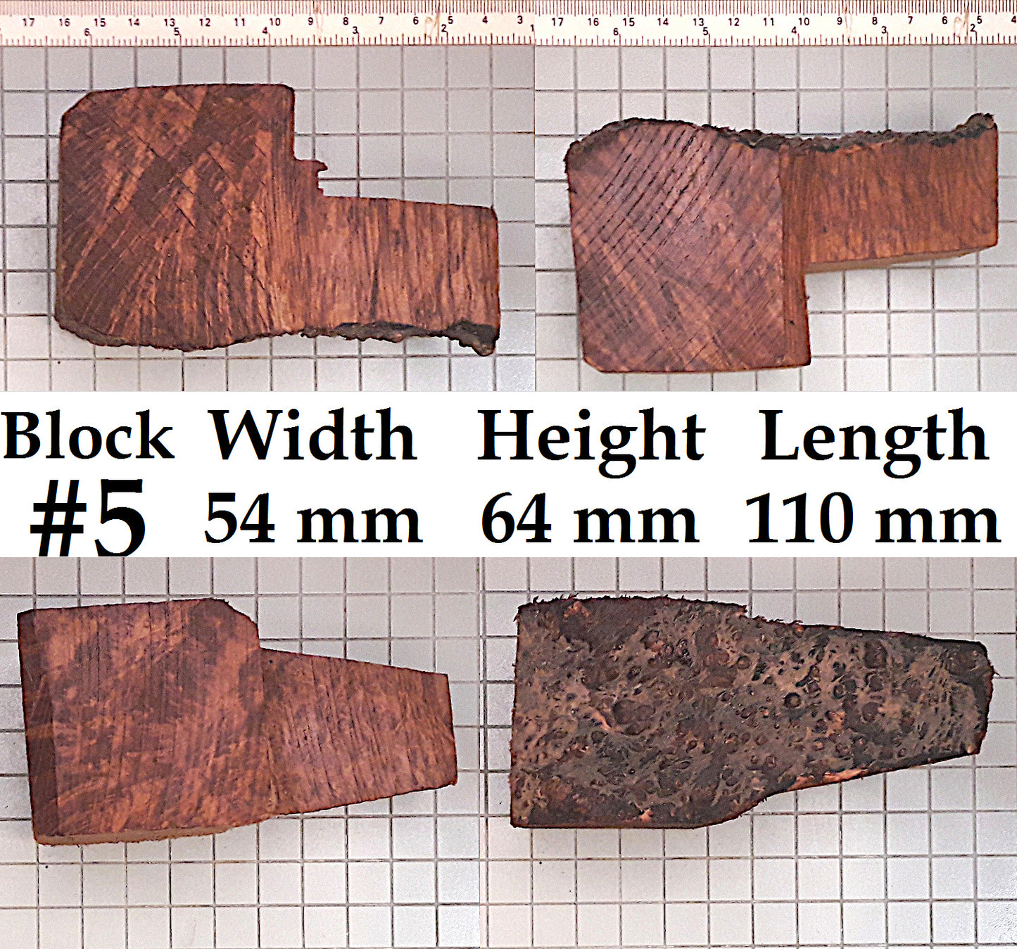 XL BRIAR BLOCKS (PLATEAUX & EBAUCHON)