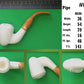 GENUINE MEERSCHAUM HANDMADE  PIPES BATCH#2