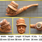 GENUINE MEERSCHAUM HANDMADE  PIPES GR#3