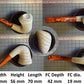 GENUINE MEERSCHAUM HANDMADE  PIPES GR#2