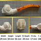 GENUINE MEERSCHAUM HANDMADE  PIPES GR#3