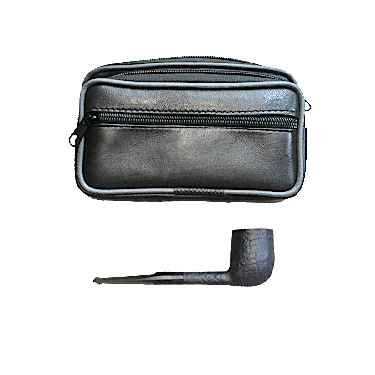 GENUINE LEATHER PIPE / TOBACCO POUCH