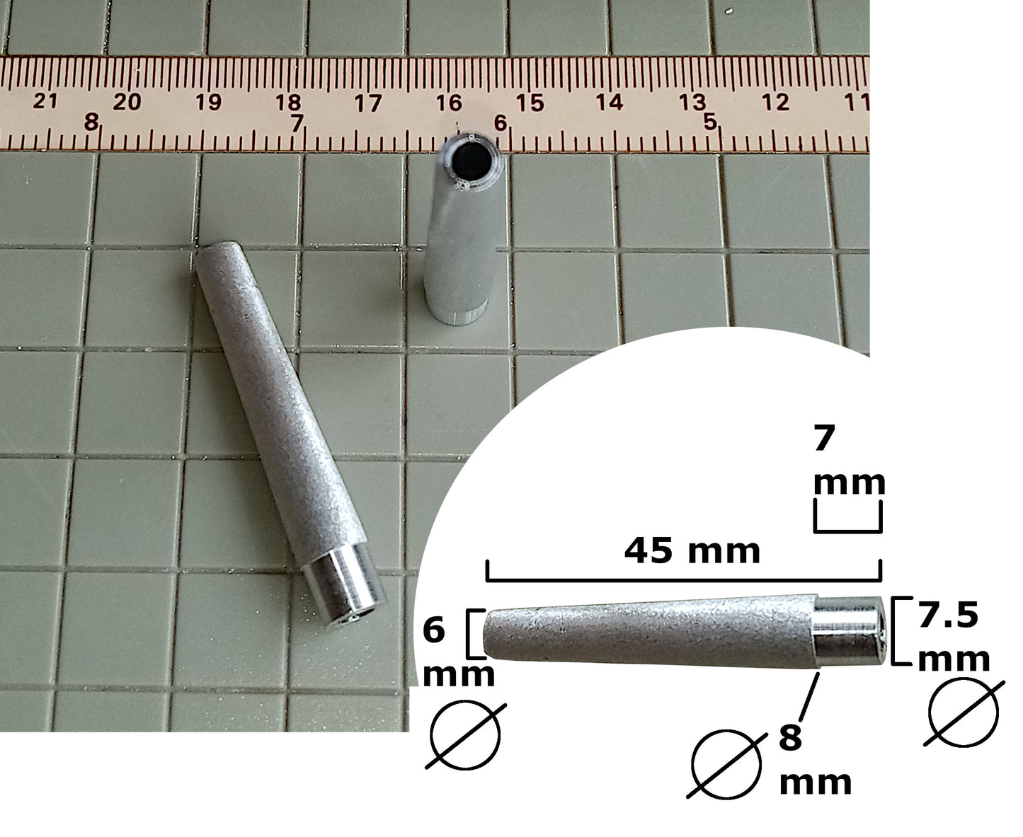 ALUMINIUM ARMY MOUNT TENON