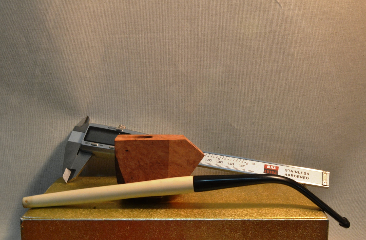 SMOKING PIPE SHANK EXTENSION. 3 PCS LOT. MADE OUT OF BERBERIS HARD WOOD.