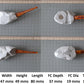 GENUINE MEERSCHAUM BLOCK PIPE KITS M-L SIZES