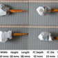 GENUINE MEERSCHAUM BLOCK PIPE KITS M-L SIZES