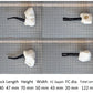 GENUINE MEERSCHAUM BLOCK PIPE KITS M-L SIZES