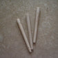 SMOKING PIPE SHANK EXTENSION. 3 PCS LOT. MADE OUT OF BERBERIS HARD WOOD.