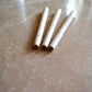 SMOKING PIPE SHANK EXTENSION. 3 PCS LOT. MADE OUT OF BERBERIS HARD WOOD.