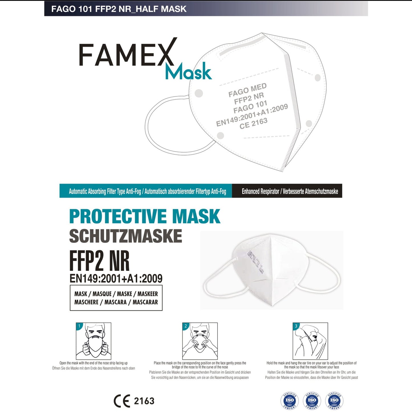 PROTECTIVE N95 FACE MASK