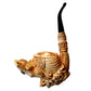 #2 GRIFFON GENUINE BLOCK ART PIECE HAND CARVED MEERSCHAUM PIPE