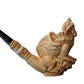 #2 GRIFFON GENUINE BLOCK ART PIECE HAND CARVED MEERSCHAUM PIPE